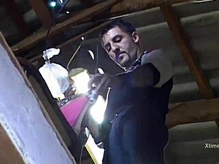 behind the scenes glimpse into preparations before shooting an italian porn film