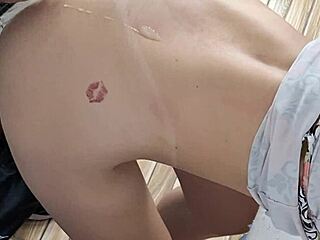 So this wife takes dildo in ass from behind while fingering to orgasm in pov