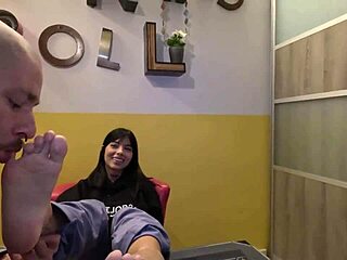 hey, this busty petite latina teen just got her ass filled with cum