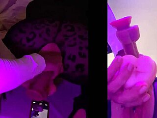 Does your bitch wife crave being violet dog for ass fucking? European milf slut gets handcuffed, spanked, and takes dildo in big ass like dirty couple.