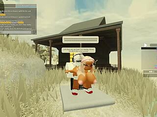 84 Roblox Porn with Big Tits Blonde Blowjob and Wet Sex in New Zealand.