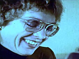 why settle for modern when vintage london secretary delivers hairy granny action?