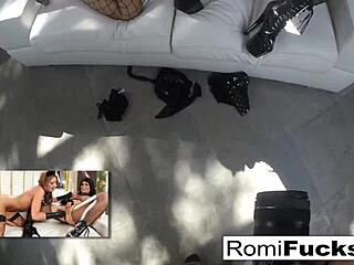 i dressed up for halloween and got so turned on licking romi rain and addison's big tits and pussies