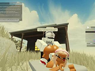 84 Roblox Porn with Big Tits Blonde Blowjob and Wet Sex in New Zealand.