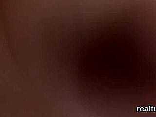 a czech teen got seduced in the supermarket with striptease and undressing. she gave blowjob then rode monster cock hard in pov reality.