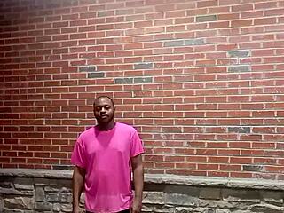 Private strip tease dancer teases forward in 70 degree weather. She reveals everything for free with slow dancing moves.