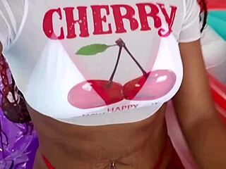 Bts trailer showcases sweet cherry pie in a fun bathing and pool setting.