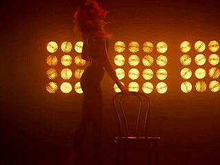 Why are you teasing with that sensual pole dance strip in ripped clothes and shaved pussy riding in cowgirl?