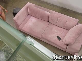 Alluring STEPDAUGHTER MOANS for STEPDADS HUGE LONG DICK in intense riding session!