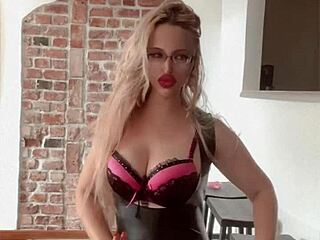Why Resist Becoming A Sissy Altar Worshiping My Lips, Glasses, And Nails In Femdom Fantasy?