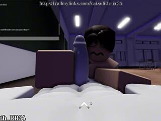 she's getting that a for sure after blowing and riding in this classroom roleplay handjob session!