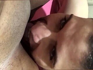 real amateur chocolate bbw experiences her first interracial porn scene