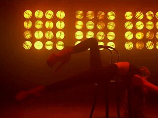 Why are you teasing with that sensual pole dance strip in ripped clothes and shaved pussy riding in cowgirl?