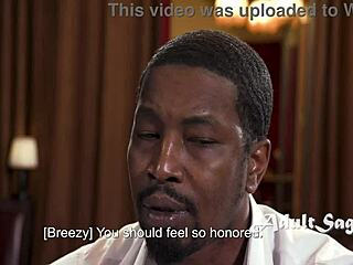 How Does Petite Dyke Ride BBC Boss For His Spunk Load?