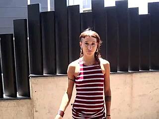 Ever tried sucking a big cock outdoors then getting doggystyle fucked with cum in mouth in city woods