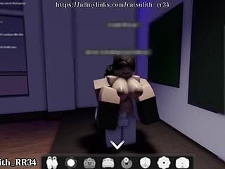 she's getting that a for sure after blowing and riding in this classroom roleplay handjob session!