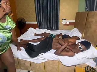 Horny big tits sister-in-law from asaba sneaks around to fuck bbc passionately.