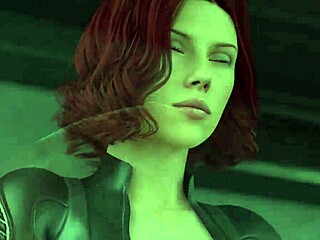 oh gosh, this fantasy widow dance and striptease with clothes ripping just feels so intense and solo...