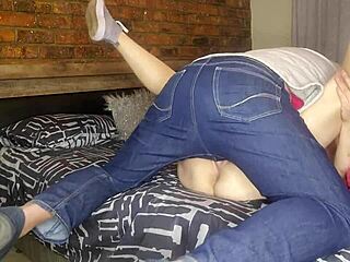 Intense doggystyle fucking of tight shaved pussy on 18 year old stepdaughter before boyfriend arrives home