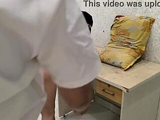 hey muslim woman at the clinic for checkup doctor fucks your pussy bent over doggystyle