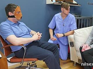 Hey, this wicked teen got painful anus treatment in the assylum