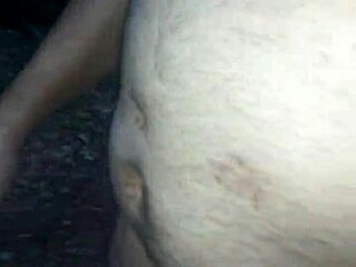 Woman boldly strips naked near the busy road flashing her body in public outdoor car adventure