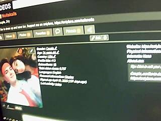 Girlfriend bends over eagerly in front of the desk