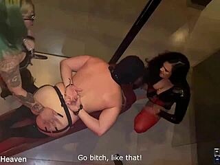 Are you ready for this double strap-on rampage with goddess humiliating small cock slave?