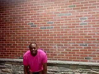 Private strip tease dancer teases forward in 70 degree weather. She reveals everything for free with slow dancing moves.