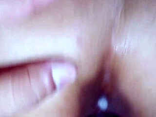 Best friend's wife bent over for raw doggystyle creampie pounding