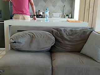 I Brought My Girlfriend To Stepdad's House And We Fucked Her Hard, Then She Swallowed His Cum!