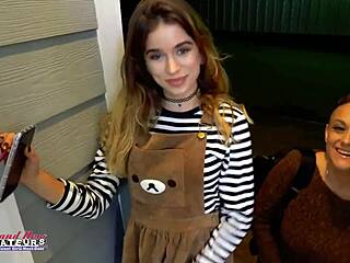 Skinny big titted Pamela Morrison gypsy pokes her pussy and gives wet BJ