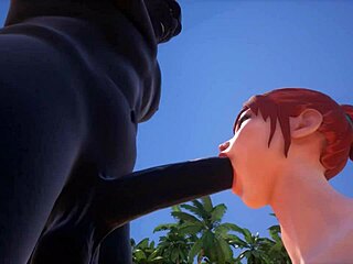 Wl010 features Serenia taking on that big black cock outdoors