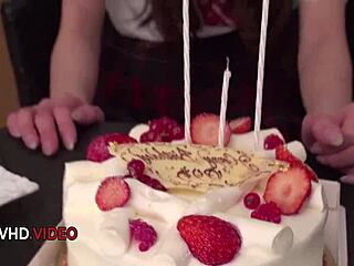 Oh yeah, feel me pounding your tight asian student pussy hard in class