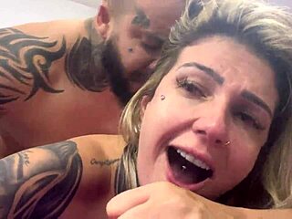 moaning wildly as he thrusts deep without condom in my wet pussy until i cum hard