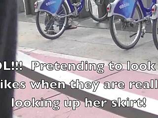 upskirt wife 23 - helena price flashing hairy pussy in public under skirt 😏