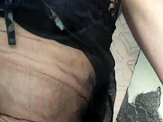 hey check this amateur homemade behind the scenes with european couple in stockings 😏