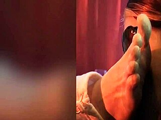 oh man, worshiping her mans feet like that turns into such a teasing foot session