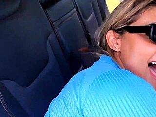 Hey, loving that public thrill with Luna Oliveira and Vagninho flashing big ass and tits! 🍑 Big cock fucks my asshole outdoors in this cute curvy adventure.