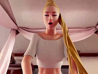 ariana grande from fortnite switches positions for you and gets a creampie