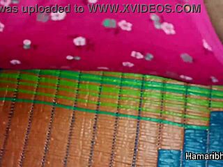 Indian desi aunty closeup moment in hot saree with beautiful young wife vibes.