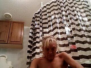 Sassy Fucking Herself with Big Cock Dildo in Pussy Toy Action