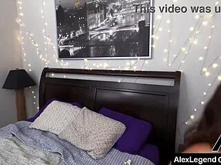 bubble ass stepsis bella rolland gets creampied by alex legend's monster cock