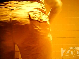 Isn't it intriguing how this beautiful girl with hairy pussy pees standing up on hidden cam?