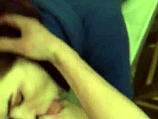 the girlfriend takes her time sucking on my cock while we're hanging out