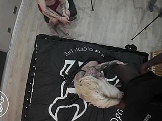 i'm dominating in cuckold femdom pegging with that intense human centipede twist