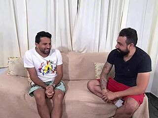 first time porn video attempt with skinny brazilian doing anal creampie