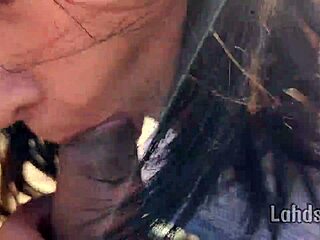 guess where this teen swallows cum outdoors?