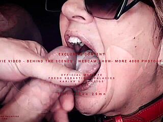 karina the stunning mature blonde enjoys a cigarette while having sex in rough doggystyle position leading to cum inside