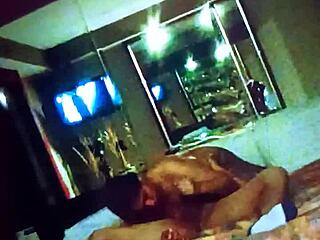 Former wife of a cousin offers a subtle blowjob and swallows in the motel room